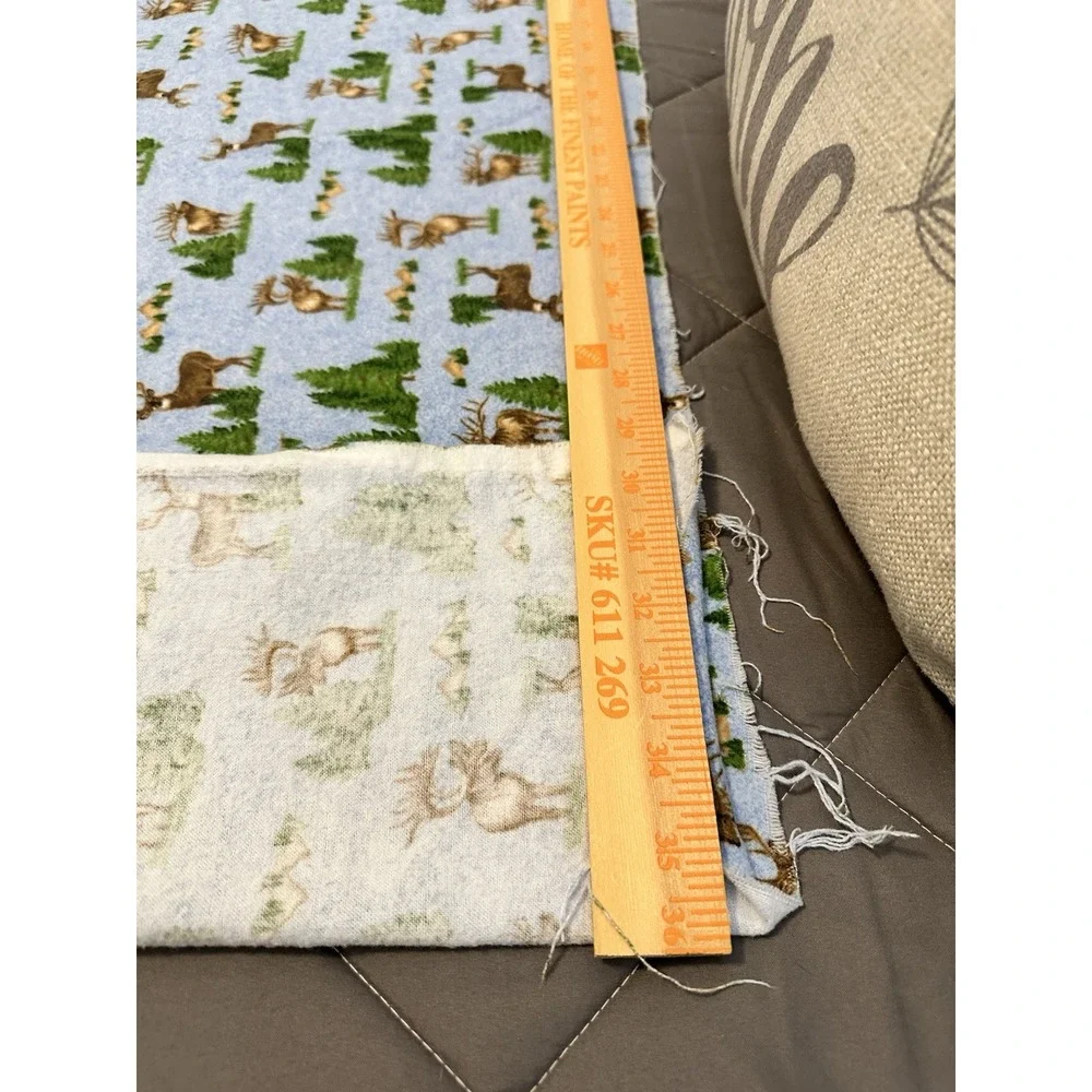 Wildlife Deer Flannel Fabric